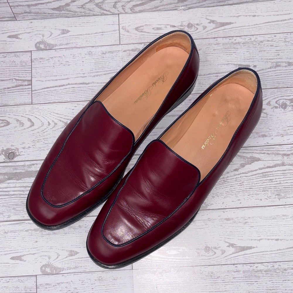 Brooks Brothers Burgundy Leather Loafers - Picture 2 of 6